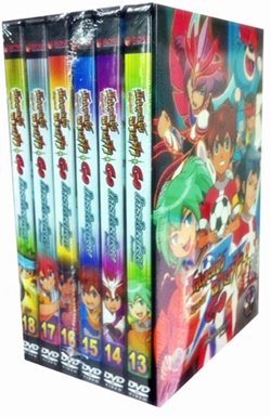 DVD : INAZUMA ELEVEN : นักเตะแข้งสายฟ้า GO - โก โครโนสโตน Boxset 3 Vol.13-18 DVD : INAZUMA ELEVEN : นักเตะแข้งสายฟ้า GO - โก โครโนสโตน Boxset 3 Vol.13-18