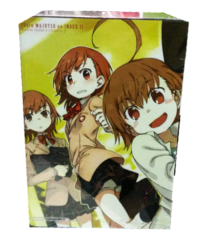 DVD : TOARU SERIES : MAJUTSU no INDEX : อินเดกซ์ คัมภีร์คาถาต้องห้าม ภาค 2 Vol. 01-08 (พร้อมของที่ระลึกกล่องใส่ดีวีดี) 0 DVD : TOARU SERIES : MAJUTSU no INDEX : อินเดกซ์ คัมภีร์คาถาต้องห้าม ภาค 2 Vol. 01-08 (พร้อมของที่ระลึกกล่องใส่ดีวีดี) 0