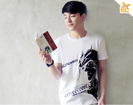 เสื้อยืดกันดั้ม Gundam Face Ver.Chars : Ver.01 Size S 0 เสื้อยืดกันดั้ม Gundam Face Ver.Chars : Ver.01 Size S 0