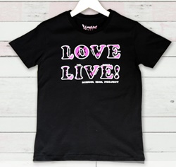 T-Shirt Lovelive! Pinky Logo เสื้อยืดเลิฟไลฟ์! Size L T-Shirt Lovelive! Pinky Logo เสื้อยืดเลิฟไลฟ์! Size L