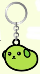 Mameshiba : พวงกุญแจยาง มาเมซิบะ ลาย Edamame Mameshiba : พวงกุญแจยาง มาเมซิบะ ลาย Edamame