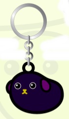 Mameshiba : พวงกุญแจยาง มาเมซิบะ ลาย Black Bean Mameshiba : พวงกุญแจยาง มาเมซิบะ ลาย Black Bean