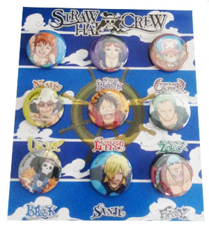 One piece : เข็มกลัดวันพีชแพ็คเซ็ท ลายรวมหน้า One piece : เข็มกลัดวันพีชแพ็คเซ็ท ลายรวมหน้า