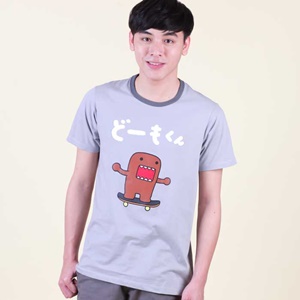 T-Shirt skateboard Domo : เสื้อยืด DOMO-GRAY สีเทา Size XS T-Shirt skateboard Domo : เสื้อยืด DOMO-GRAY สีเทา Size XS