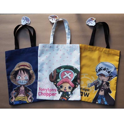 Onepiece : กระเป๋าผ้าสะพายข้าง ลาย Luffy : Tote bag Luffy Ver.2 Onepiece : กระเป๋าผ้าสะพายข้าง ลาย Luffy : Tote bag Luffy Ver.2