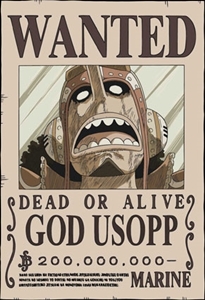 Onepiece : Poster Wanted : โปสเตอร์วันพีช ลาย USOPP Onepiece : Poster Wanted : โปสเตอร์วันพีช ลาย USOPP