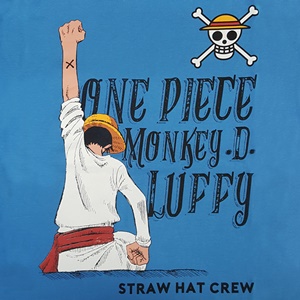 DOP-611-BL-XL เสื้อยืดวันพีซ ลาย Fighto Luffy สีฟ้า 1 DOP-611-BL-XL เสื้อยืดวันพีซ ลาย Fighto Luffy สีฟ้า 1