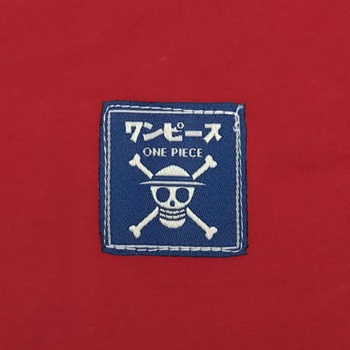 DOP-616-RE-M Tees OP The new world สีแดง 1 DOP-616-RE-M Tees OP The new world สีแดง 1