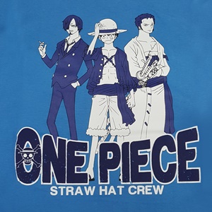 DOP-619-BL-XL เสื้อยืดวันพีซ ลาย Luffy,Sanji,Zoro สีฟ้า 1 DOP-619-BL-XL เสื้อยืดวันพีซ ลาย Luffy,Sanji,Zoro สีฟ้า 1