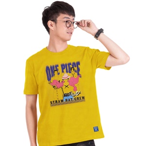 DOP-689-YE-S เสื้อยืดวันพีซ ลาย Luffy สีเหลือง DOP-689-YE-S เสื้อยืดวันพีซ ลาย Luffy สีเหลือง