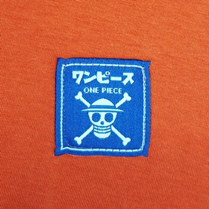DOP-695-OR-S เสื้อยืดวันพีซ ลาย Ace สีส้ม 3 DOP-695-OR-S เสื้อยืดวันพีซ ลาย Ace สีส้ม 3