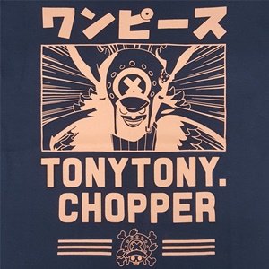 DOP-701-NV-S เสื้อยืดวันพีซ ลาย Chopper สีกรม 1 DOP-701-NV-S เสื้อยืดวันพีซ ลาย Chopper สีกรม 1