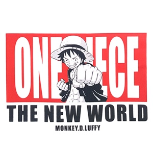 DOP-697-WH-S เสื้อวันพีซลาย Red Luffy ขาว 1 DOP-697-WH-S เสื้อวันพีซลาย Red Luffy ขาว 1