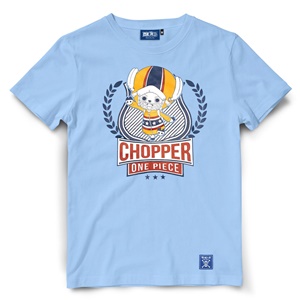 DOP-759-BL-S เสื้อยืดวันพีซ ลาย Chopper สีฟ้า 1 DOP-759-BL-S เสื้อยืดวันพีซ ลาย Chopper สีฟ้า 1