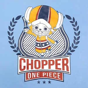 DOP-759-BL-S เสื้อยืดวันพีซ ลาย Chopper สีฟ้า 2 DOP-759-BL-S เสื้อยืดวันพีซ ลาย Chopper สีฟ้า 2