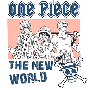 DOP-758-WH-M เสื้อยืดวันพีซ ลาย Luffy & Friends สีขาว 2 DOP-758-WH-M เสื้อยืดวันพีซ ลาย Luffy & Friends สีขาว 2