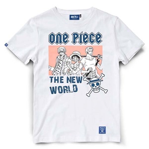 DOP-758-WH-XL เสื้อยืดวันพีซ ลาย Luffy & Friends สีขาว 1 DOP-758-WH-XL เสื้อยืดวันพีซ ลาย Luffy & Friends สีขาว 1