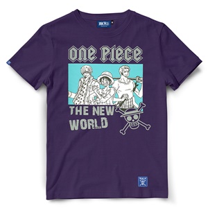 DOP-758-PP-L เสื้อยืดวันพีซ ลาย Luffy & Friends สีม่วง 1 DOP-758-PP-L เสื้อยืดวันพีซ ลาย Luffy & Friends สีม่วง 1