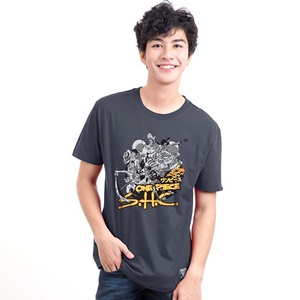 DOP-765-GY-S เสื้อยืดวันพีซ ลาย กลุ่มโจรสลัดหมวกฟาง สีเทา DOP-765-GY-S เสื้อยืดวันพีซ ลาย กลุ่มโจรสลัดหมวกฟาง สีเทา