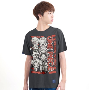 DOP-766-GY-S เสื้อยืดวันพีซ ลาย SD LUFFY สีเทาเข้ม DOP-766-GY-S เสื้อยืดวันพีซ ลาย SD LUFFY สีเทาเข้ม