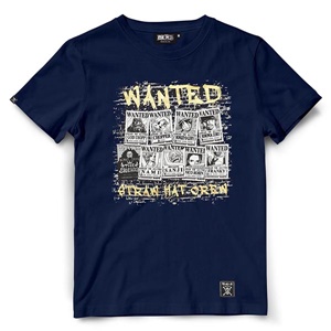DOP-756-NV-XL เสื้อยืดวันพีซ ลาย WANTED กรม 1 DOP-756-NV-XL เสื้อยืดวันพีซ ลาย WANTED กรม 1