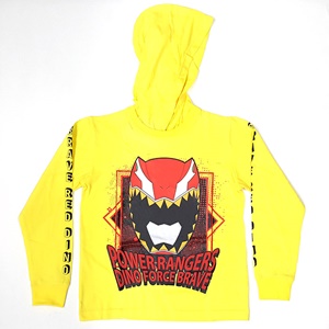 PWR-008-YE-M KIDS : ชุดวอร์ม เสื้อ+กางเกง Power Rangers สีเหลือง 1 PWR-008-YE-M KIDS : ชุดวอร์ม เสื้อ+กางเกง Power Rangers สีเหลือง 1