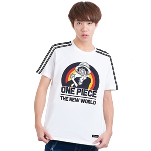 DOP-717-WH-M เสื้อยืดวันพีซ ลาย New World สีขาว (ผ้าชุดกีฬา) DOP-717-WH-M เสื้อยืดวันพีซ ลาย New World สีขาว (ผ้าชุดกีฬา)