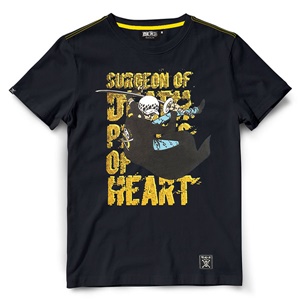 DOP-774-BK-S เสื้อยืดวันพีซ ลาย Law สีดำ 1 DOP-774-BK-S เสื้อยืดวันพีซ ลาย Law สีดำ 1