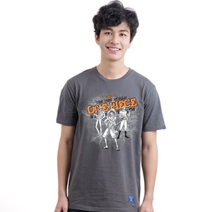 DOP-800-GY-XL เสื้อยืดวันพีซ ลาย Sanji&Luffy&Zoro สีเทา DOP-800-GY-XL เสื้อยืดวันพีซ ลาย Sanji&Luffy&Zoro สีเทา