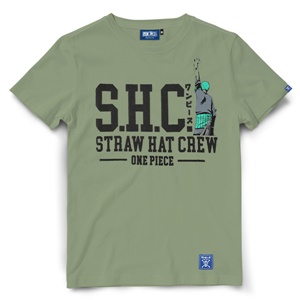 DOP-821-GE-L เสื้อยืดวันพีซ ลาย S.H.C สีเขียว 1 DOP-821-GE-L เสื้อยืดวันพีซ ลาย S.H.C สีเขียว 1