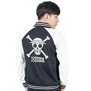 DOP-879-BK-S เสื้อกันหนาววันพีซ ทรงเบสบอล สีดำ 0 DOP-879-BK-S เสื้อกันหนาววันพีซ ทรงเบสบอล สีดำ 0