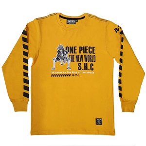 DOP-874-YE-S เสื้อแขนยาววันพีซ Luffy สีเหลือง 3 DOP-874-YE-S เสื้อแขนยาววันพีซ Luffy สีเหลือง 3