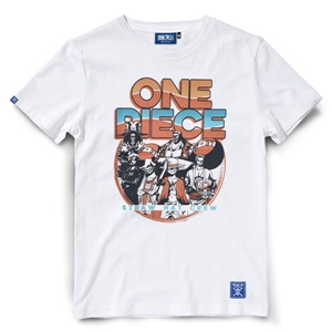 DOP-824-WH-XL Luffy&Friends สีขาว 1 DOP-824-WH-XL Luffy&Friends สีขาว 1