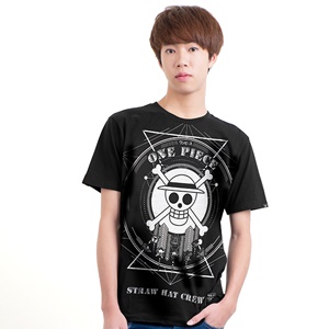 DOP-853-BK-S เสื้อยืดวันพีซ ลาย Icon Luffy สีดำ DOP-853-BK-S เสื้อยืดวันพีซ ลาย Icon Luffy สีดำ