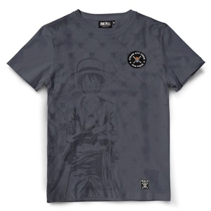 DOP-852-GY-S เสื้อยืดวันพีซ ลาย Luffy สีเทา DOP-852-GY-S เสื้อยืดวันพีซ ลาย Luffy สีเทา
