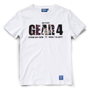 DOP-898-WH-S เสื้อยืดวันพีซ ลาย Gear 4 สีขาว 3 DOP-898-WH-S เสื้อยืดวันพีซ ลาย Gear 4 สีขาว 3