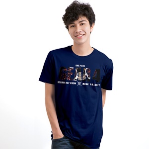 DOP-898-NV-S เสื้อยืดวันพีซ ลาย Gear 4 สีกรม DOP-898-NV-S เสื้อยืดวันพีซ ลาย Gear 4 สีกรม