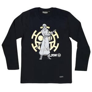 DOP-235L-BK-M เสื้อแขนยาววันพีซ Law สีดำ 1 DOP-235L-BK-M เสื้อแขนยาววันพีซ Law สีดำ 1