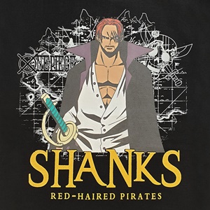 DOP-935-BK-S เสื้อยืดวันพีซ ลาย Shanks สีดำ 1 DOP-935-BK-S เสื้อยืดวันพีซ ลาย Shanks สีดำ 1