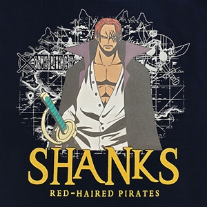 DOP-935-NV-M เสื้อยืดวันพีซ ลาย Shanks สีกรม 0 DOP-935-NV-M เสื้อยืดวันพีซ ลาย Shanks สีกรม 0