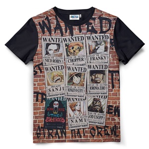 DOP-793-L สื้อยืดสกรีนลายเต็มตัว วันพีซ ลาย Wanted DOP-793-L สื้อยืดสกรีนลายเต็มตัว วันพีซ ลาย Wanted