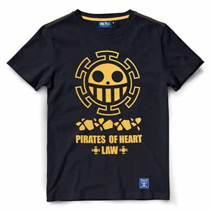 DOP-970-BK-S เสื้อยืดวันพีซ ลาย LAW สีดำ DOP-970-BK-S เสื้อยืดวันพีซ ลาย LAW สีดำ