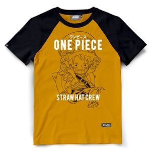 DOP-1122-YE-S เสื้อยืดวันพีซ ลาย Stampede Luffy สีเหลือง DOP-1122-YE-S เสื้อยืดวันพีซ ลาย Stampede Luffy สีเหลือง