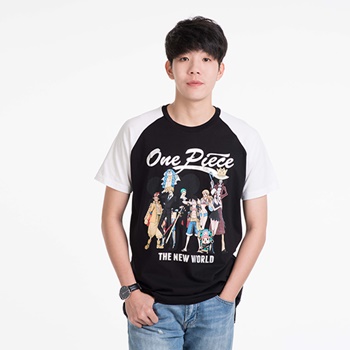 T-Shirt Onepiece : DOP-451-BR-XL The new world สีดำ T-Shirt Onepiece : DOP-451-BR-XL The new world สีดำ