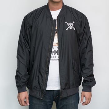 DOP-502-B-XL Jacket ผ้าร่ม Luffy สีดำ DOP-502-B-XL Jacket ผ้าร่ม Luffy สีดำ