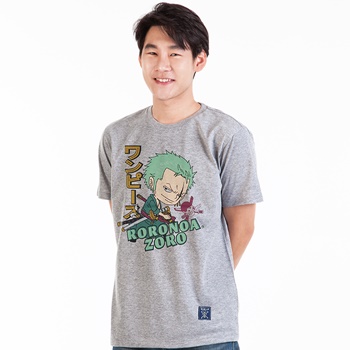 DOP-618-GY-XL Tees OP SD Zoro สีเทา DOP-618-GY-XL Tees OP SD Zoro สีเทา