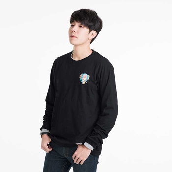 DOP-510-B-L เสื้อแขนยาว Onepiece SD Chopper Black DOP-510-B-L เสื้อแขนยาว Onepiece SD Chopper Black