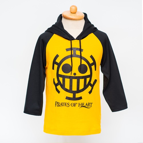 DOP-243-1-S : Hood เด็ก Law สีเหลืองแขนดำ 0 DOP-243-1-S : Hood เด็ก Law สีเหลืองแขนดำ 0