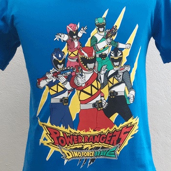 PWR-002-BL-12 T-Shirt Kid Power ranger สีน้ำเงิน 0 PWR-002-BL-12 T-Shirt Kid Power ranger สีน้ำเงิน 0