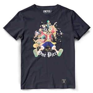 DOP-622-GY-S เสื้อยืดวันพีซ ลาย Staw hat crew สีเทา 2 DOP-622-GY-S เสื้อยืดวันพีซ ลาย Staw hat crew สีเทา 2